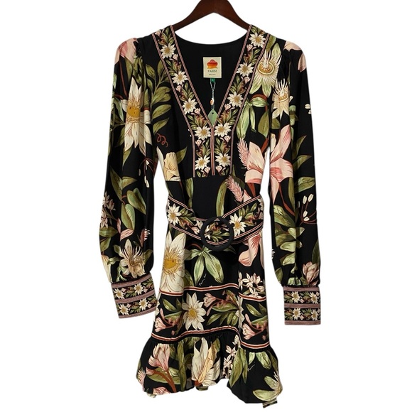 NWT FARM Rio Surreal Flowers Dress Size S - Picture 8 of 11